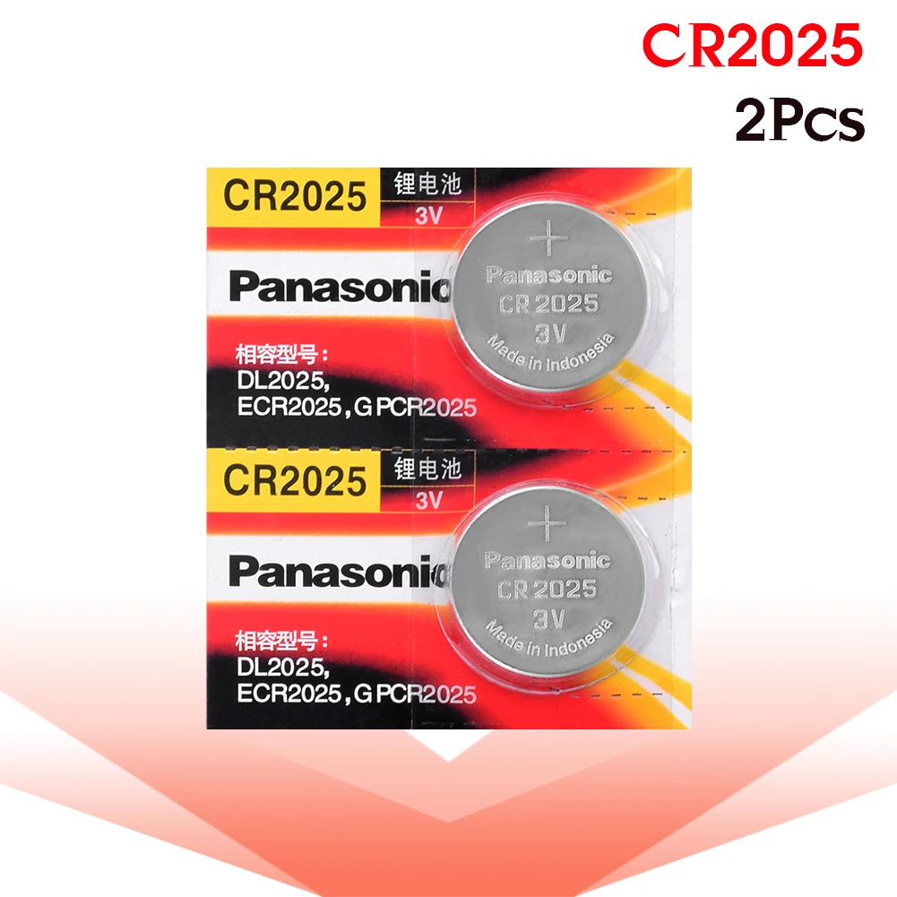 2 шт. оригинальный бренд для PANASONIC cr2025 ECR2025 BR2025 DL2025 KCR2025 LM2025 3 в кнопочная ячейка