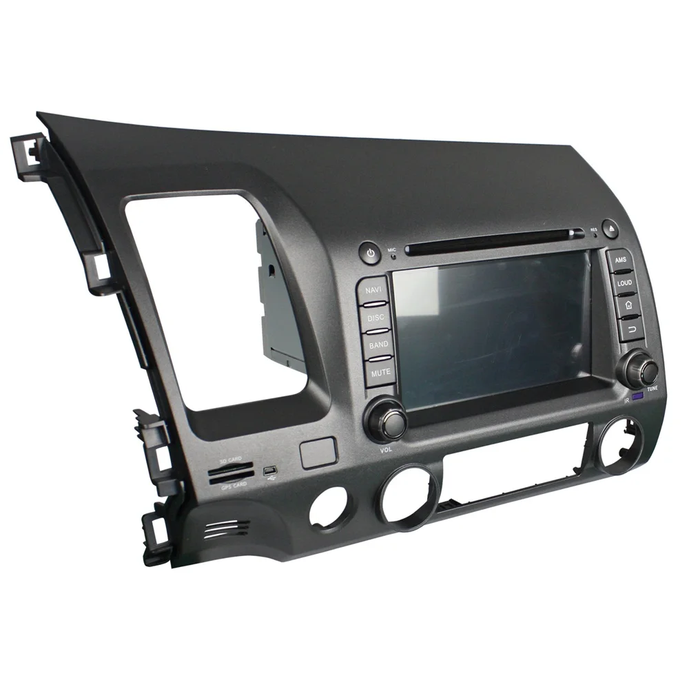 Excellent Android 8.0 octa core 4GB RAM car dvd player for HONDA CIVIC 2006-2011 LHD ips touch screen head units tape recorder radio 1