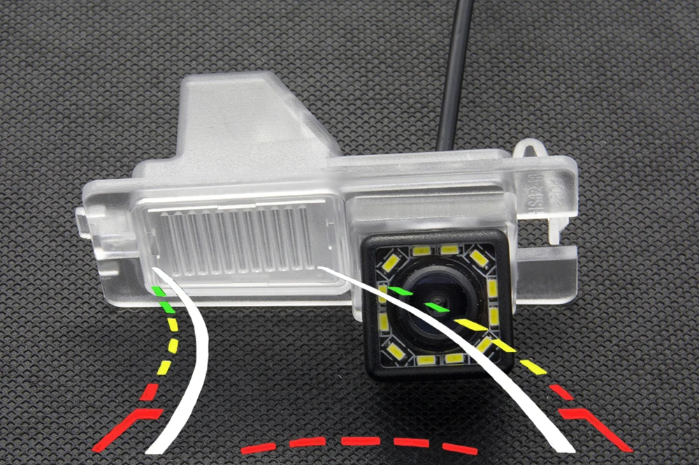 175 градусов рыбий глаз MCCD 12LED HD камера заднего вида для Ssangyong Rexton Kyron Korando Actyon монитор парковки автомобиля