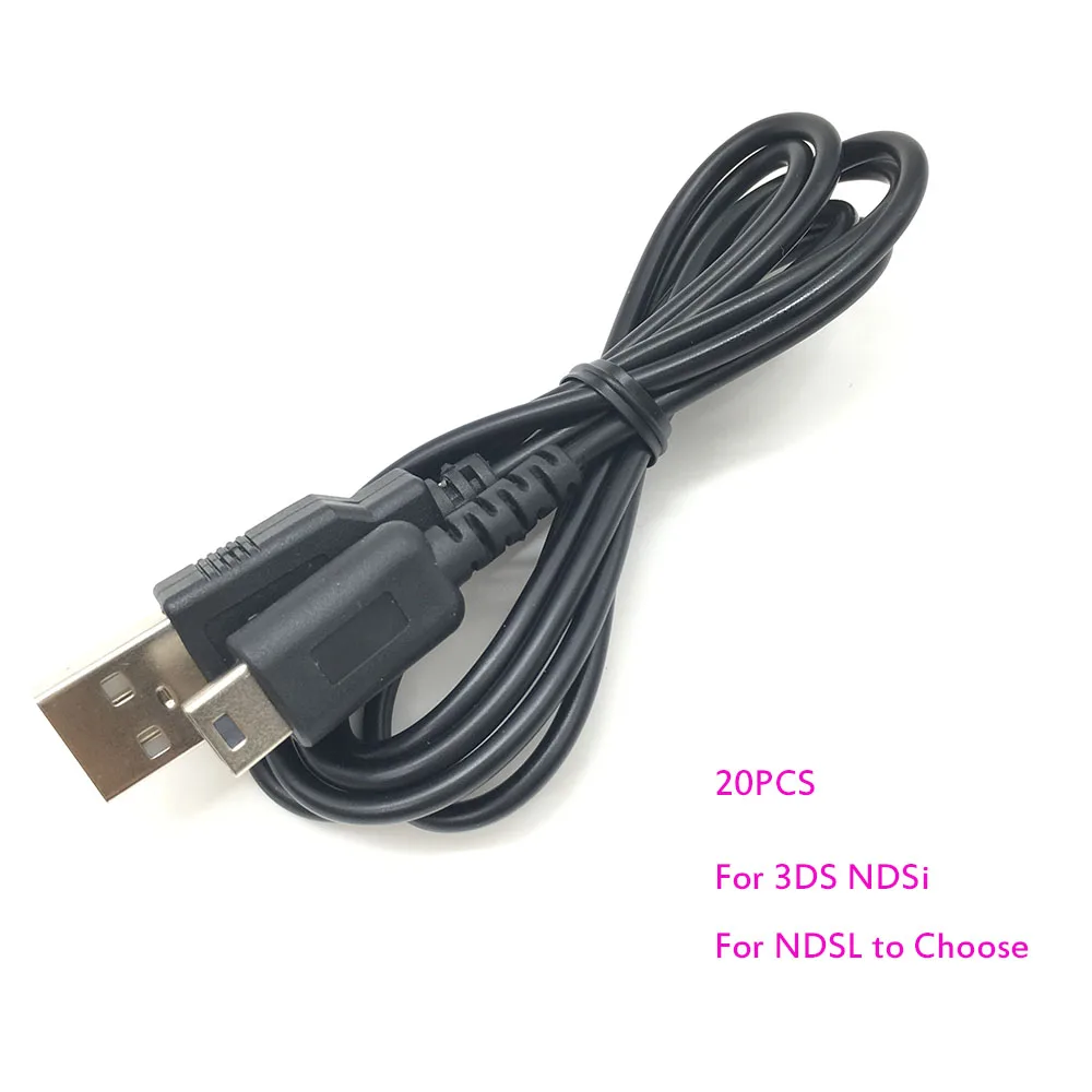 20 шт. для 2DS 3DS XL LL NDSi USB зарядный кабель шнур NDSL кабель|cord|cord cable |
