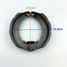 2 шт. электрические трехколесные тормозные колодки 160 тормозные колодки водостойкий износостойкий тормозные колодки утолщенные Универсальные Задние оси тормозные колодки