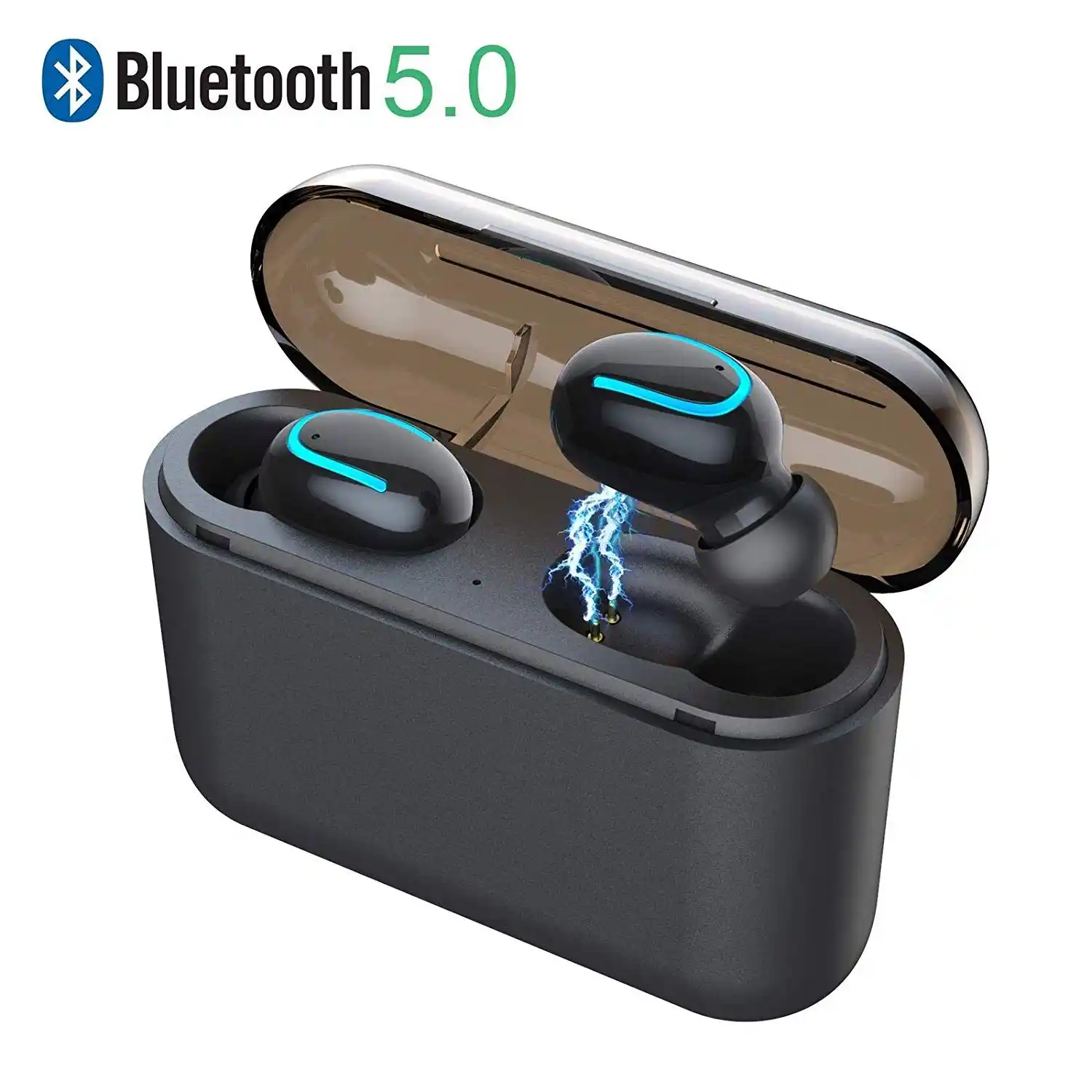 IPX5 Bluetooth 5 0 наушники 1500 мАч Зарядное устройство TWS Беспроводные для Wiko Fever|Наушники