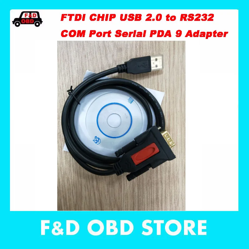 Высококачественный чип FTDI с USB 2 0 на RS232 COM порт последовательный PDA 9 адаптер