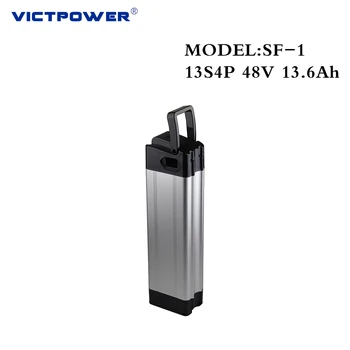 

18650 3400mah Battery OEM 13S4P 48V 13.6ah Lithium Ion Battery Pack with case for e-bike 5pcs/lot