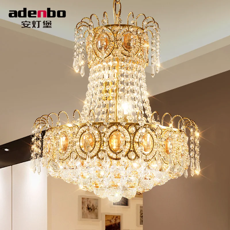 Modern Gold Led Chandelier Lighting Fixture Crystal Chandeliers Modern Gold Led Chandelier Lighting Fixture Crystal Chandeliers Re Dining Room Lamp For Decoration 45cm In From Lights