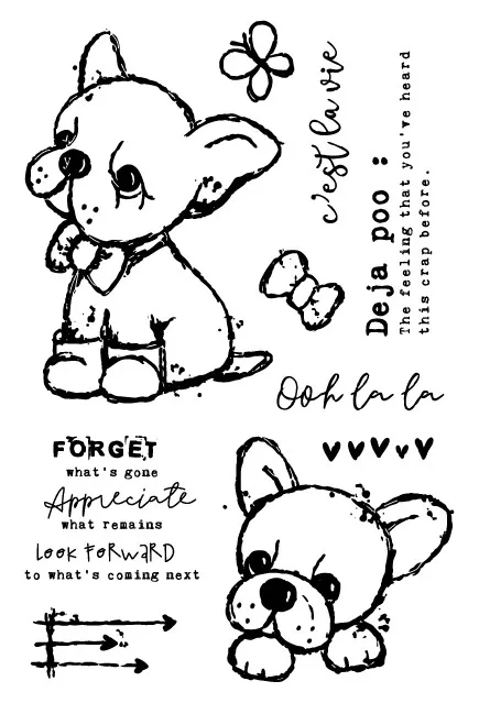 

12 Transparent Clear Stamps for DIY Scrapbooking/Card Making/Kids Christmas Fun Decoration Supplies
