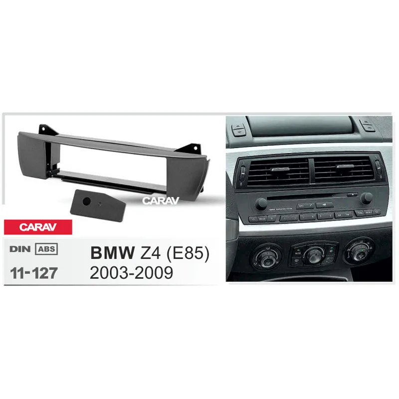 1 Din радиоприемник для BMW Z4 E85 2003 2009 DVD стерео панель крепление приборной панели CARAV