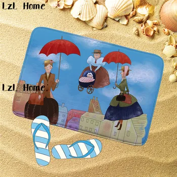 

LzL Home Kid Loved VIP Price 3D Cartoon Printed Bathroom Kitchen Carpets Kid's Livingroom Anti-slip Tapete Doormats Bath Mats
