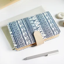 2018 Vintage Dashiki Agenda Ring Binder Organizer Planner Fabric Cover Personal Notebook Jouranl Dairy A5 A6 Matching Filofax