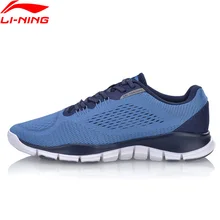 Li-Ning Для мужчин супер тренер M обувь на плоской подошве с гибкой дышащая подкладка светильник Вес Спортивная обувь Кроссовки AFHN017 YXX033
