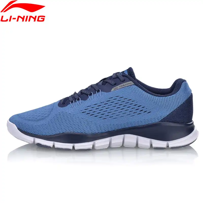 Li-Ning Для мужчин супер тренер M обувь на плоской подошве с гибкой дышащая подкладка светильник Вес Спортивная обувь Кроссовки AFHN017 YXX033 - изображение