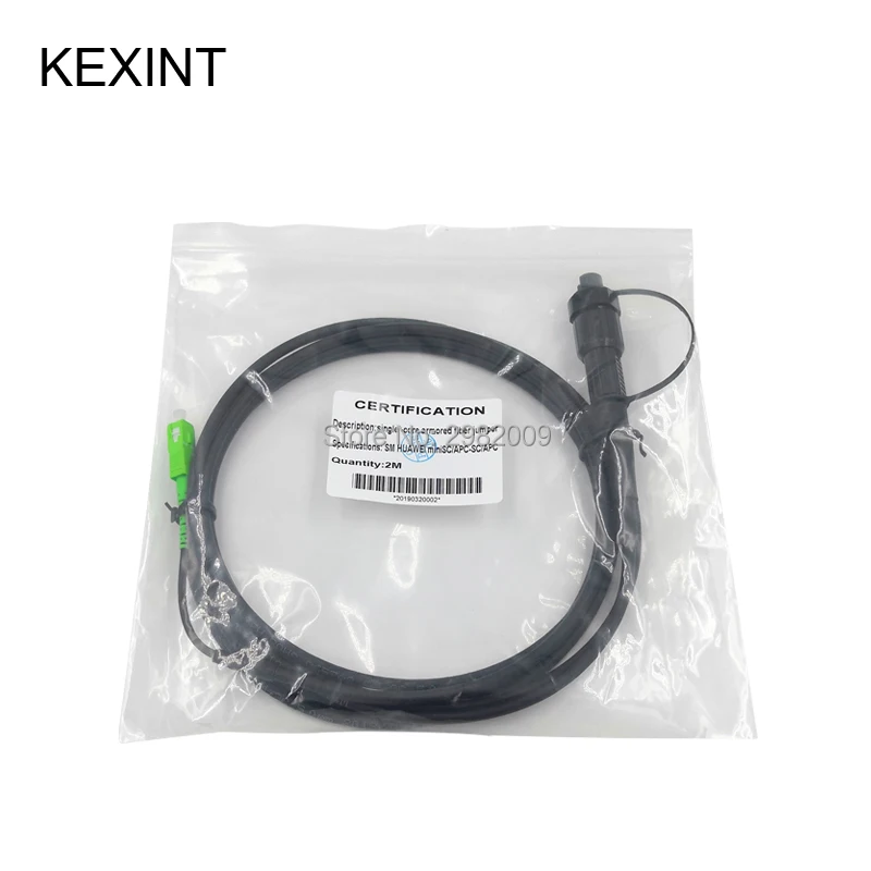 KEXINT волоконно-оптический патч-корд 3 м с хуавэй разъем 3,0 мм SC/APC, IP68/5 штук