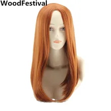 orange costume wig cosplay anime wig straight hair heat resistant synthetic wigs for women medium length wigs bob WoodFestival цена orange costume wig cosplay anime wig straight hair heat resistant synthetic wigs for women medium length wigs bob WoodFestival цены онлайн