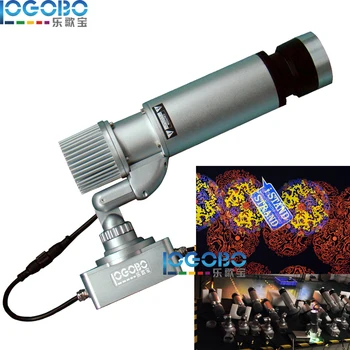 Kopen 20 w LED Reclame Licht Custom Gobo Projector Lights Logo Kamer Licht Spots Patroon Custom Slides Outdoor Goedkope DJ Verlichting