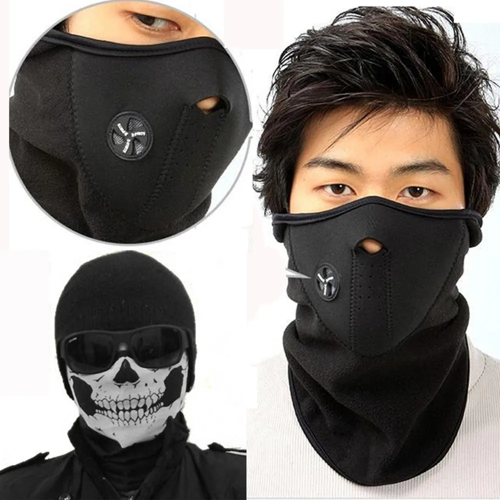 Motorcycle SKULL Ghost Face Windproof Mask Outdoor Sports Warm Ski Caps Bicyle Bike Balaclavas Scarf | Аксессуары для одежды