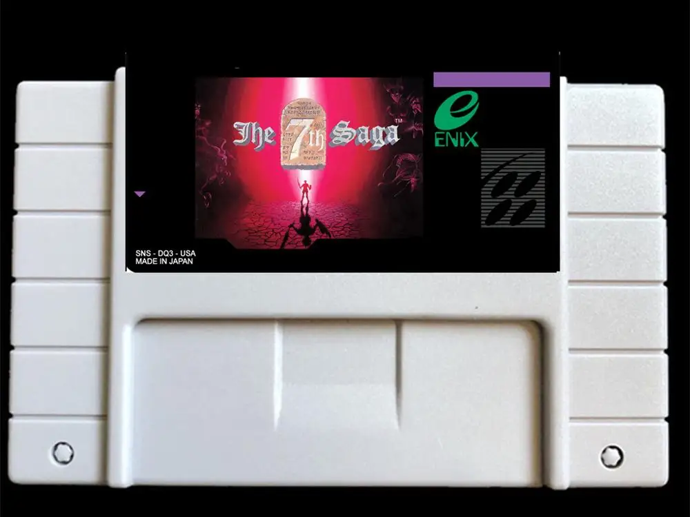 

7th saga-the new class USA -NTSC version 46 pins Video games card NTSC version for Retro Video games Console !