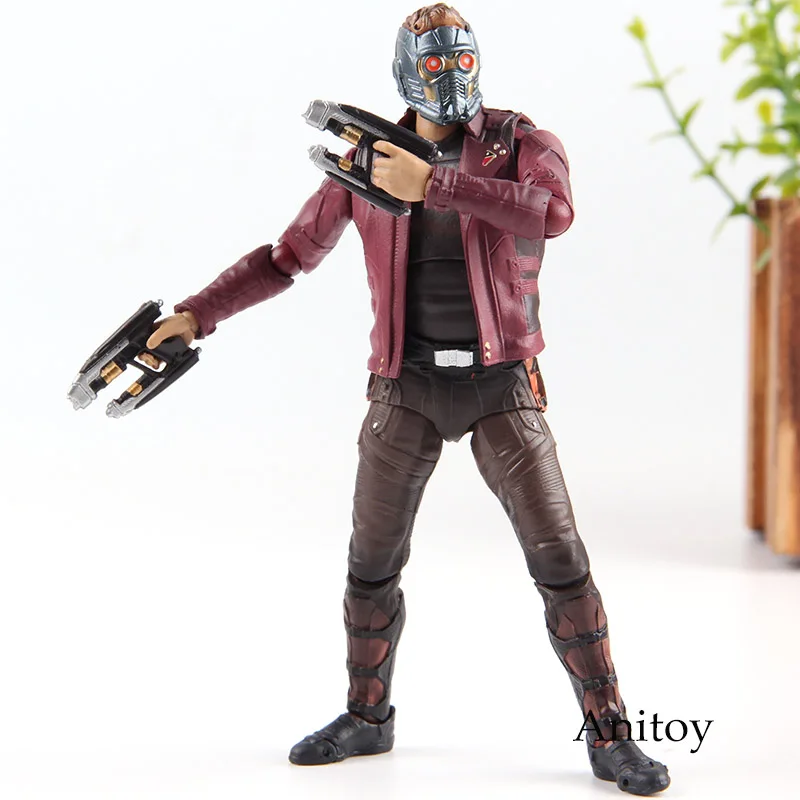 

Avengers Infinity War Star Lord Peter Quill Movable PVC Marvel Action Figures Collection Model Toys for Boy Gift 14cm