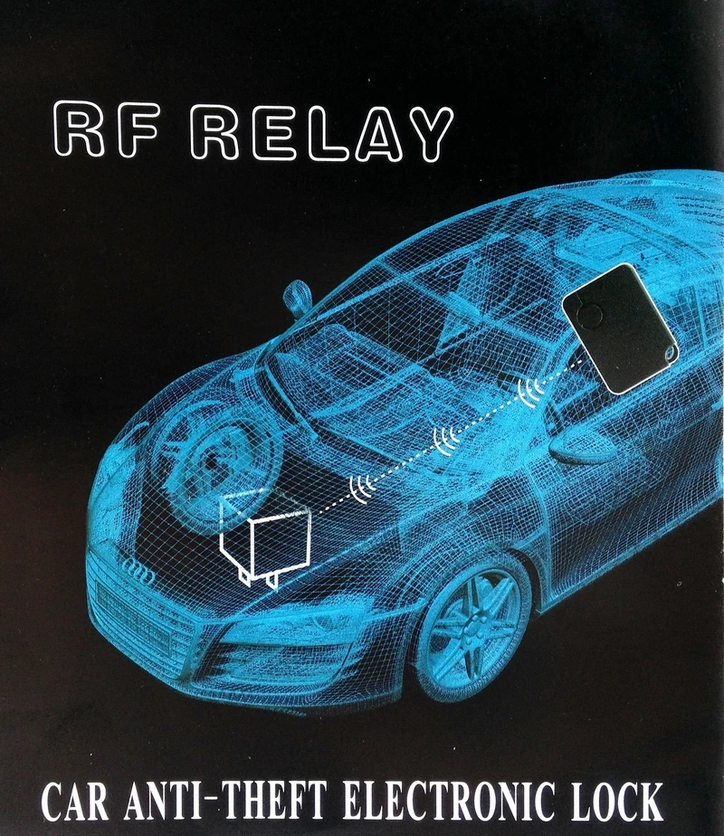 12V Car Alarm System One Way Vehicle Burglar Alarm Security RFID Car