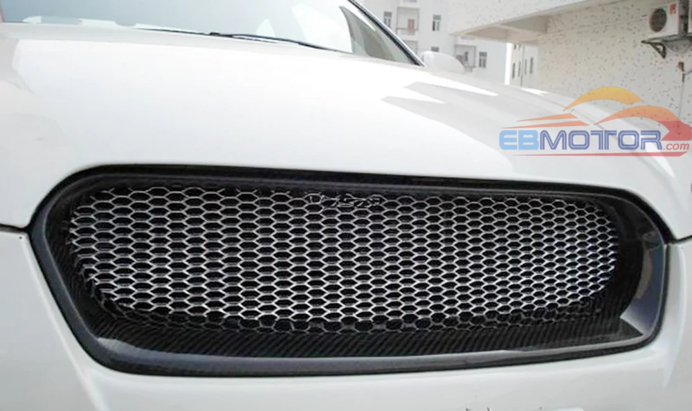 ebmotor-com Real Carbon Fiber Front Bumper Grille Grills Fits For Subaru Legacy 2007-2008  10