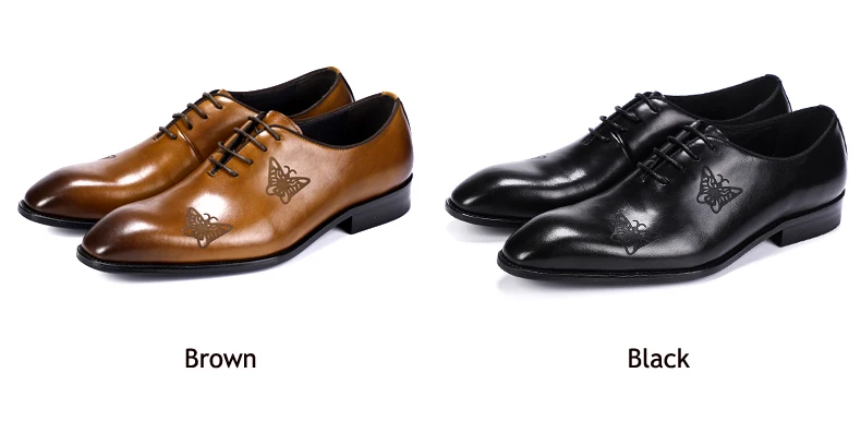 Men's Leather Casual Shoes Business Mens Genuine Leather Moccasins Men Oxfords Shoe Office Casual Leather Shoes Men Big Size 45  (2)