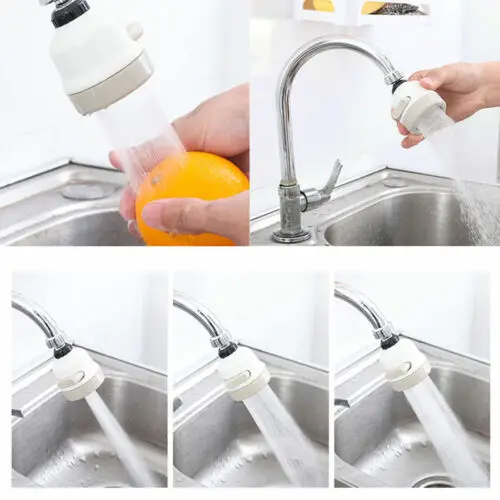 360 Rotating Kitchen Faucet Nozzle Adapter Accessories Filter Sprayers Tap Adjustable Water Saving Device Tool | Дом и сад