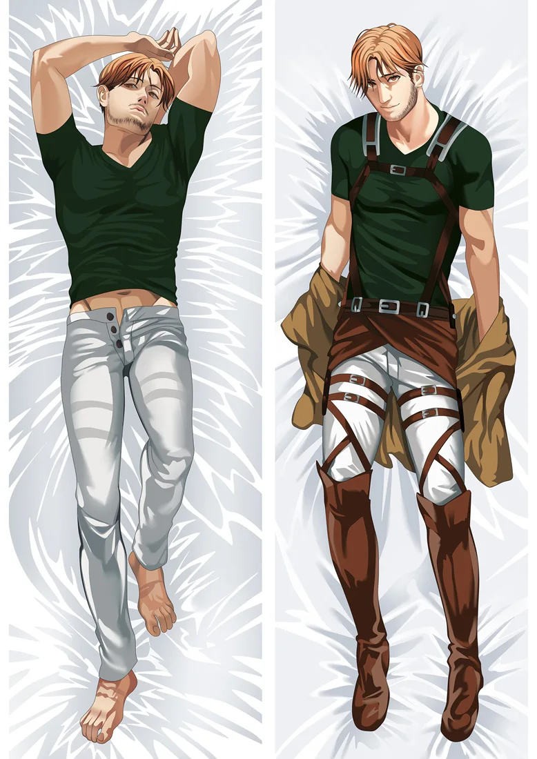 August Аниме Shingeki no Kyojin Подушка «Dakimakura» чехол Чехол атака на Титанов Levi Rivaille обнимающий тело наволочка чехол