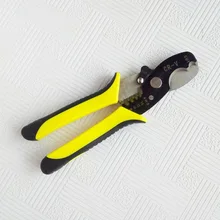 Многофункциональный инструмент 18 см провода инструмент для зачистки кабеля режущие ножницы, зачистка кусачки 1,6-4,0 мм ручной инструмент QJ888