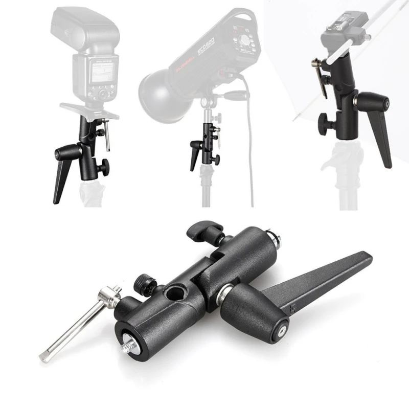  Metal Flash Base H-Type Base Can Be Equipped With Umbrella Flasher Light Stand Tripod Universal Hol