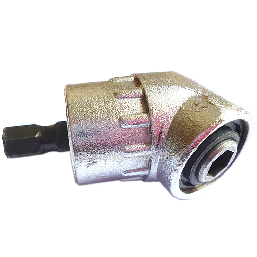 

Stainless Steel 105 Degrees 1/4in Hex Drill Bit Angle Driver Screwdriver Drill Fittings Angle Driver Screwdriver Wrench