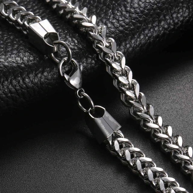 1.6mm Sterling Silver Oxidized Wheat Necklace Chain for Pendants 