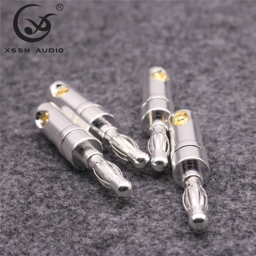 banana plug plated silver 02