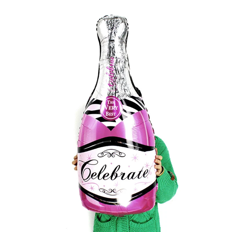 Large pink bottle