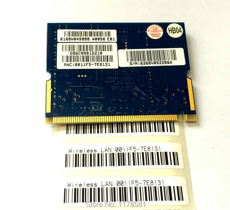 Беспроводной карты AR5005G AR5BMB5 AR5005GS мини PCI 54 Мбит/с 802.11bg WI-FI карты