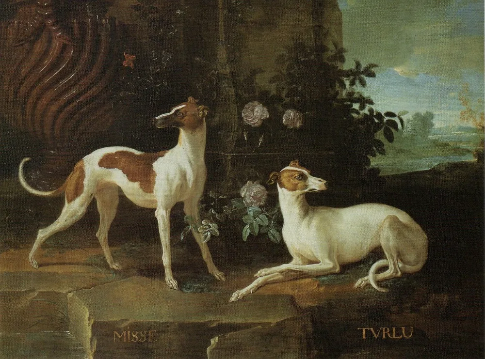

Oil Painting Reproduction,handmade oil painting,Misse_and_Turlu BY Jean-Baptiste Oudry,Classical Figure,Museum quaity