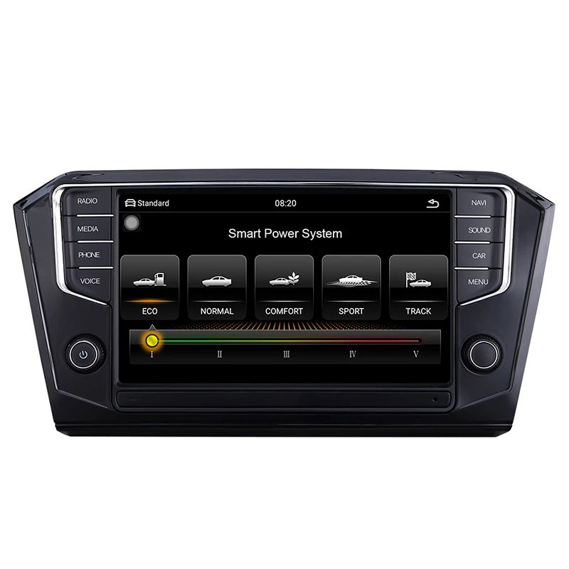 Автомагнитола на android с gps-навигацией для volkswagen b8 встроенная CAN-шина внешний
