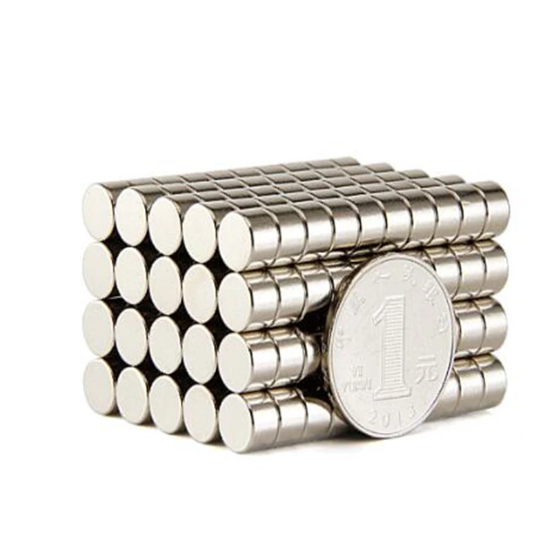 

50pcs magnet disc 8x5mm N50 rare earth permanent industrial strong nickle Super strong neodymium