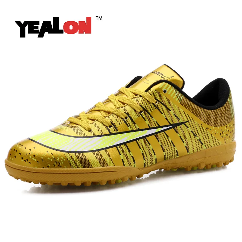 indoor soccer shoes gold