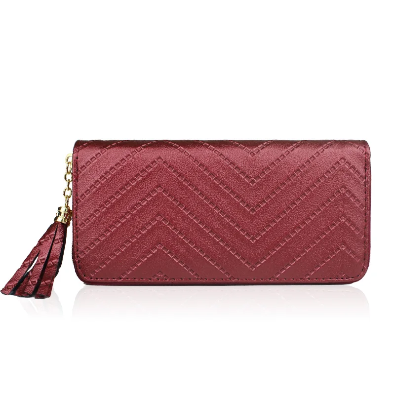 

Fashion Long Zipper Wallet Women Luxury Brand Pu Leather Purse Female Card Holder Wallets Cell Phone Wallet Carteira Feminina