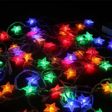 10M 100Leds 2Pcs Fairy String Lights Christmas Tree Wedding Curtain Stars Outdoor Home Decorative Fairy Curtain Garlands Lights