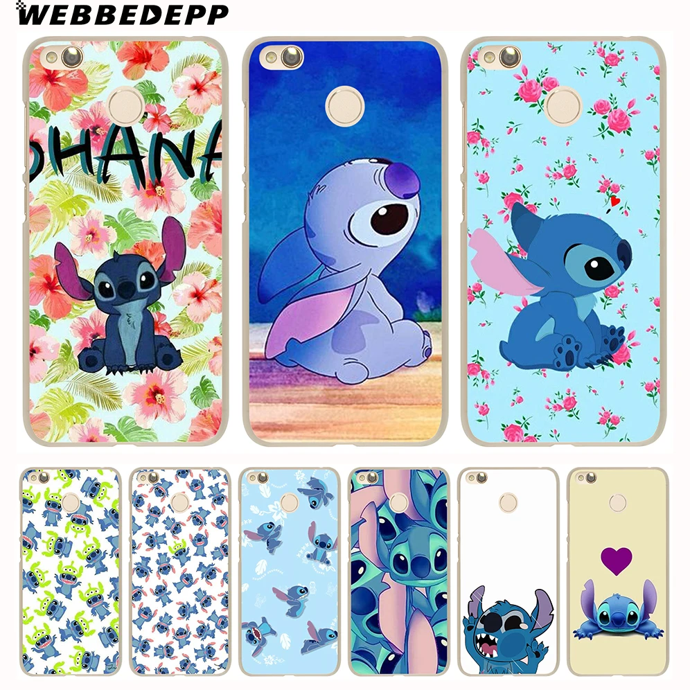 

WEBBEDEPP Funny Cute Stitch Cartoon Emoji Phone Case for Xiaomi Redmi 4X 4A 5A 5 Plus 6 Pro 6A S2 7 Note 5 6 7 8 Pro 4X Go Cover