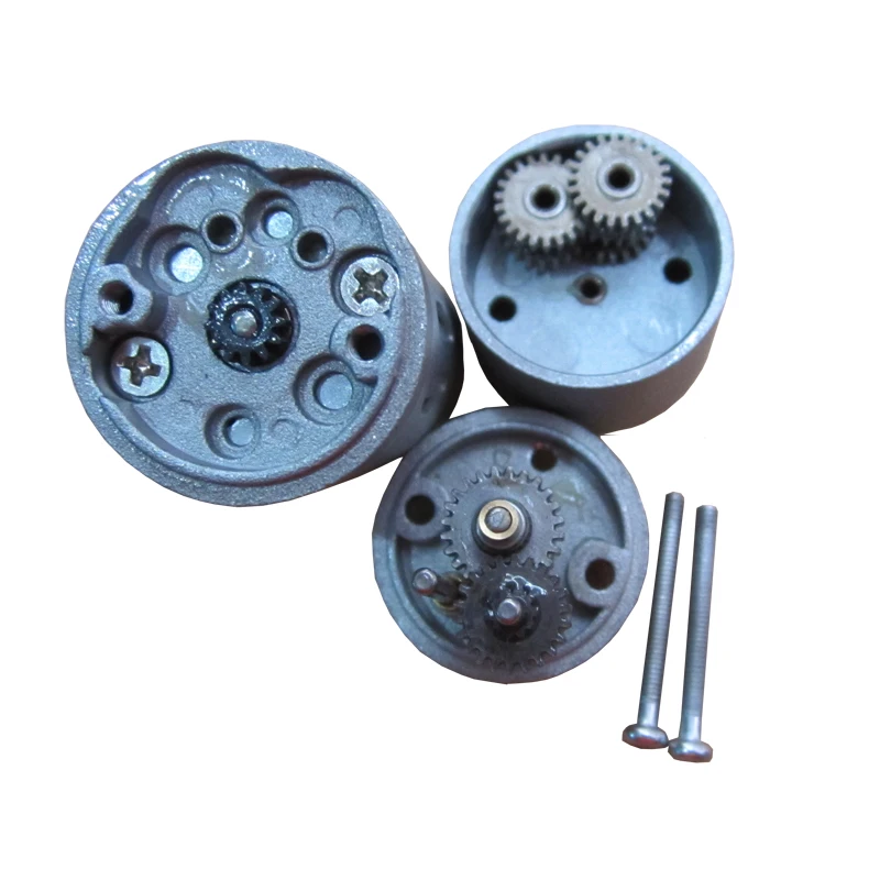 Motor de engranaje de JGA25-370 CC, motor de carro robot inteligente 6V12V motor de torque alto, engranaje de metal