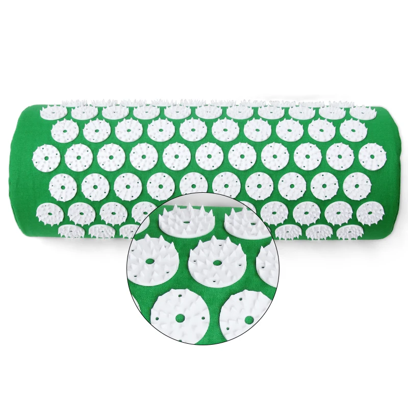 Yoga Lotus Spike Acupressure Mat Pillow Set Back Body Massager Acupuncture Cushion Mat Relieve Stress Tension Pain w/ Carry Bag Yoga Lotus Spike Acupressure Mat Pillow Set Back Body Massager Acupuncture Cushion Mat Relieve Stress Tension Pain w/ Carry Bag