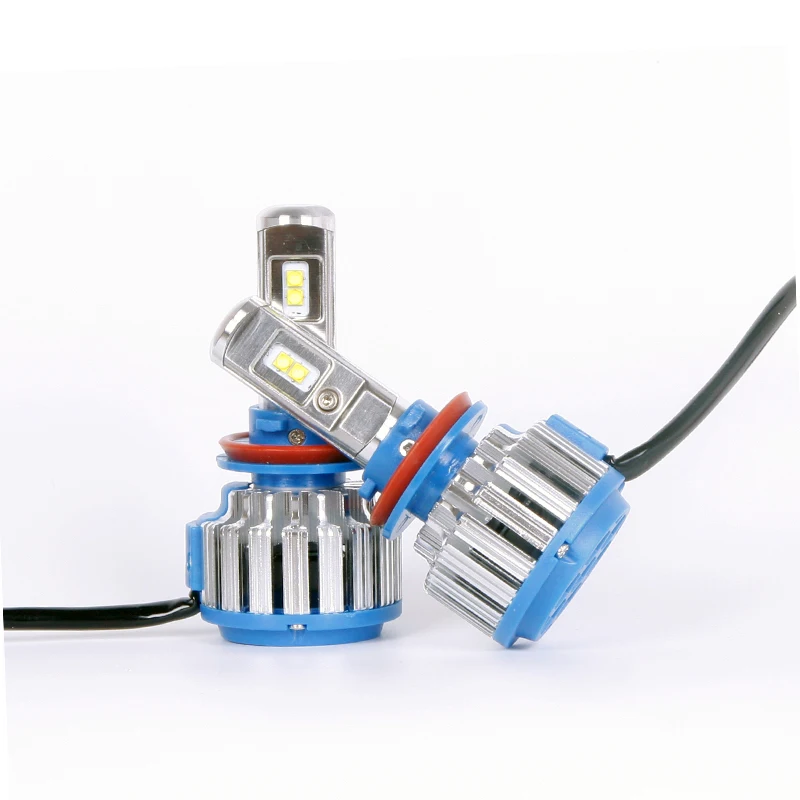 

2PCS Strong Bright  turbo LED headlight H11 30W 3600lm 6000K 4 Cree lamp beads Car lighting one pc NT1 turbo series