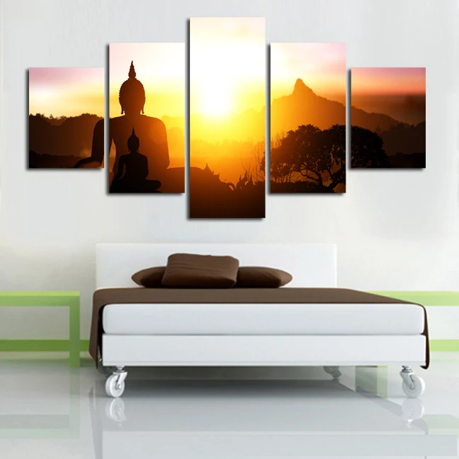Zonlicht schilderen koop goedkope zonlicht schilderen loten van ... Woonkamer schilderij groot
