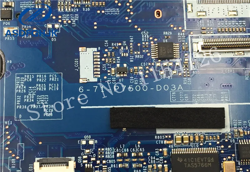 Материнская плата для ноутбука земляне Force X799 x711 для CLEVO P770ZM 6-71-p7500-d03a материнской 6-77-P770ZM0A-N03A Тесты