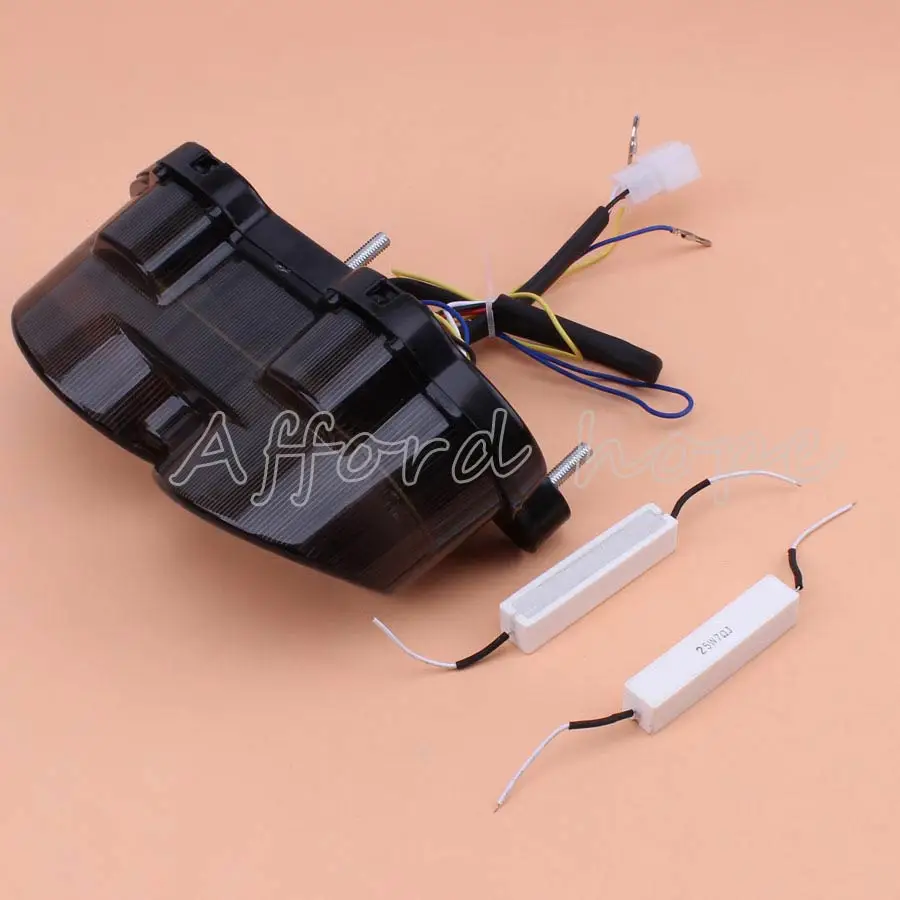 1pc Integrated LED Rear Tail+Turn Signal Light For Kawasaki ZR7S