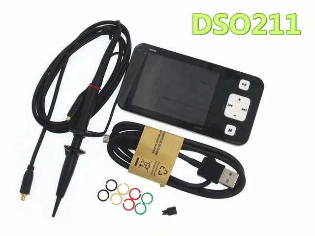 Best Price HAILANGNIAO Mini ARM DSO211 Digital Oscilloscope Portable Pocket-sized Nano Handheld Digital Storage Oscilloscope