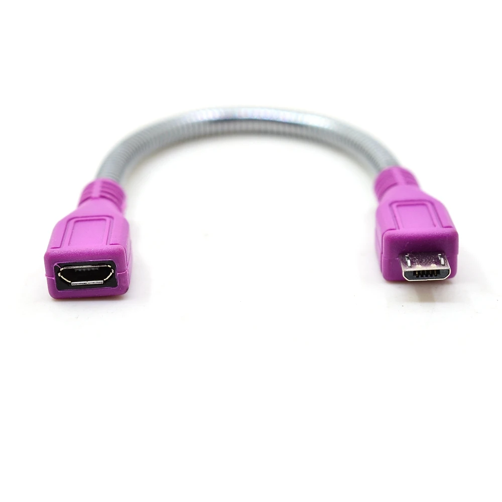 Гибкий Дата кабель 15 см USB Micro 2 0 удлинитель Gooseneck гибкий металлический стойка для