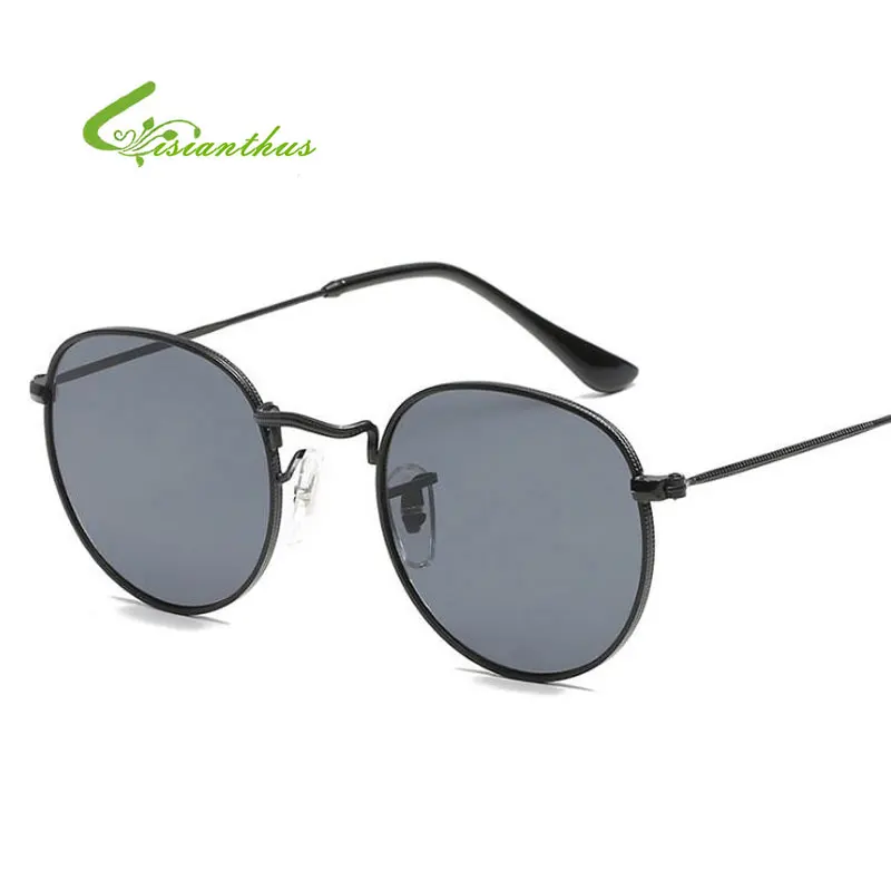 

Retro Round Sunglasses Women Men Brand Designer Sun Glasses For Women Alloy Frame Mirror Sunglasses Female Shades Eyewear UV400