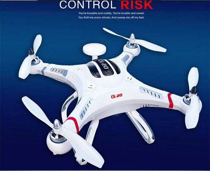 

Wholesale Cheerson CX-20 CX 20 2.4G RC Quadcopter 4-Axis RC Helicopter with GPS professional drones Auto-Pathfinder RTF